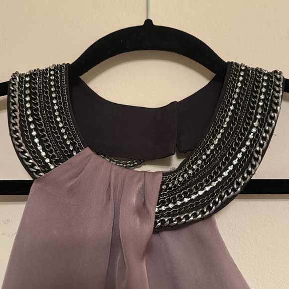 INCREDIBLY GORGEOUS Bebe 100% Silk Halter Top - Picture 3 of 5